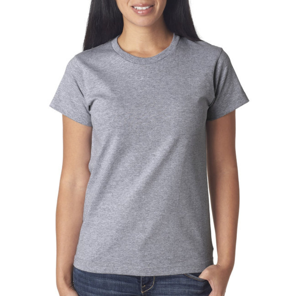 ULTRA LADY CREWNECK T-SHIRT 100% COTTON BAYSIDE